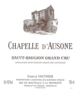Chapelle D'Ausone 歐頌副牌