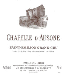 Chapelle D'Ausone 歐頌副牌